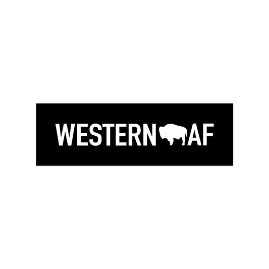 Western AF Bumper Sticker