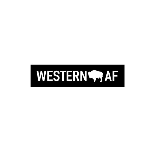 Western AF Small Sticker