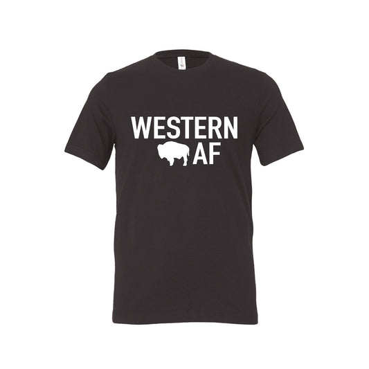 Western AF T-Shirt - BLACK