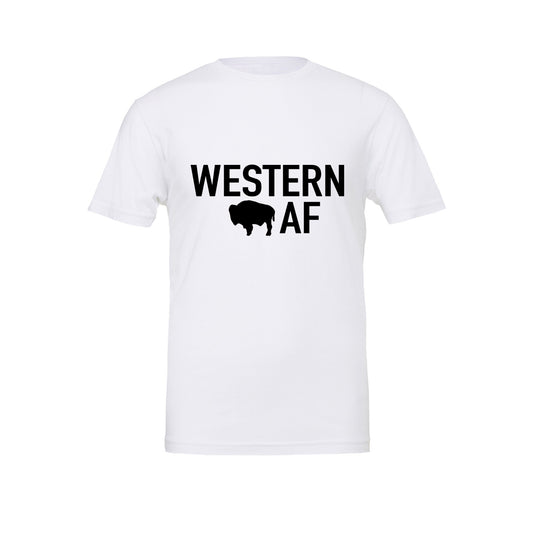 Western AF T-Shirt - WHITE