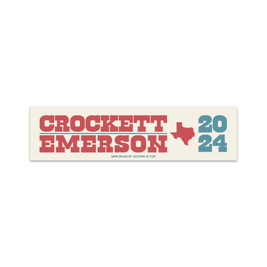 Crockett x Emerson Bumper Sticker