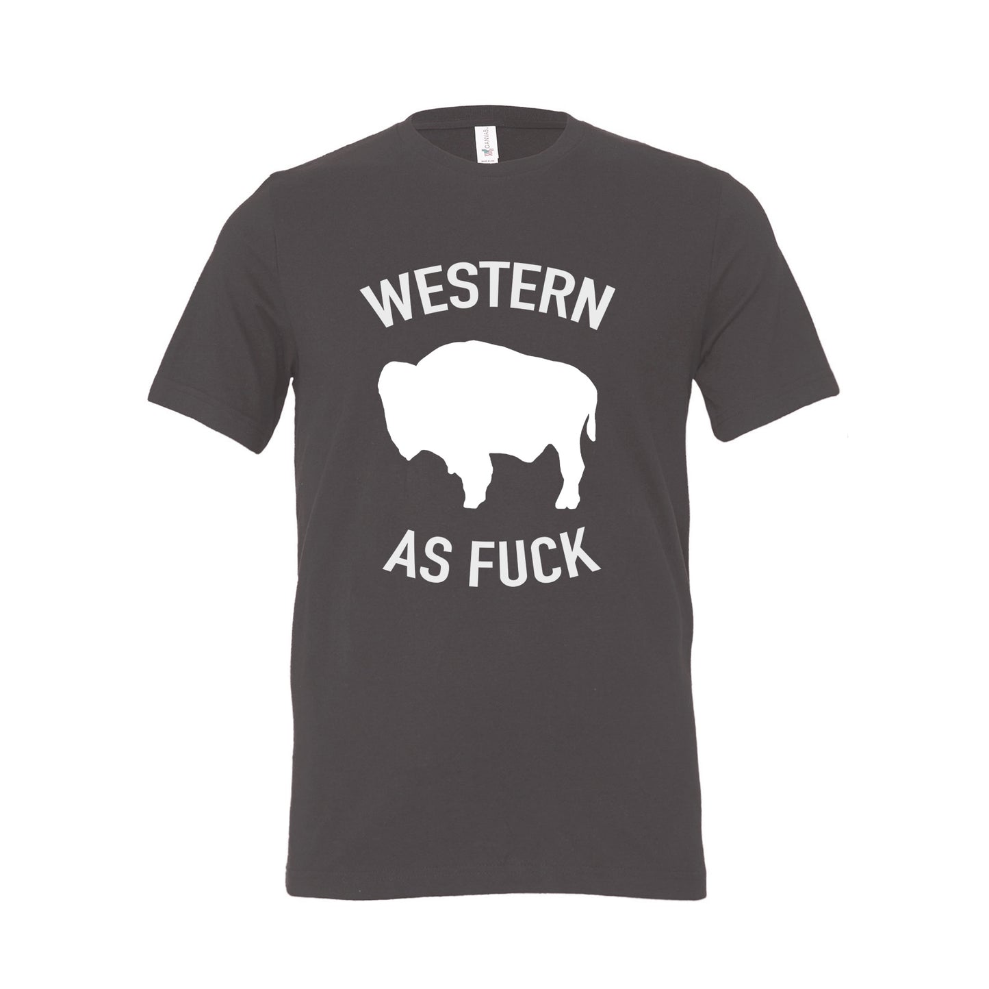 Western As Fuck T-Shirt - Gray