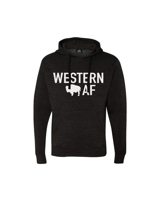 Western AF Hoodie - Black