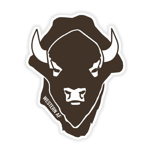 Buffalo Design Sticker – Western AF