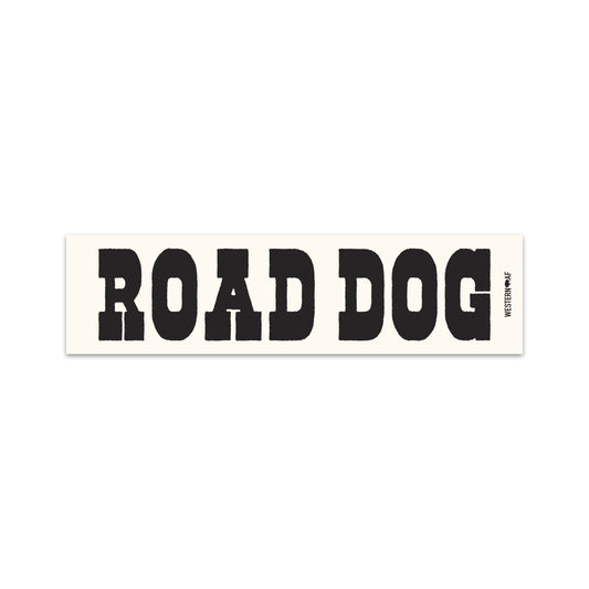 Road Dog Bumper Sticker